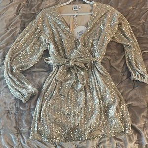 Princess Polly Sequin Dress NYE Dress NWT